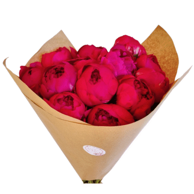 Buchet bujori fucsia